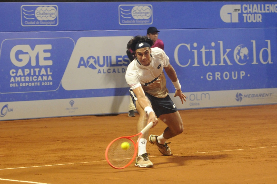 Álvaro Guillén alcanza por primera vez las semifinales del Challenger de Guayaquil