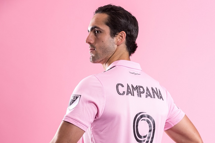 El Inter Miami de Leonardo Campana se viste de rosa para la nueva temporada