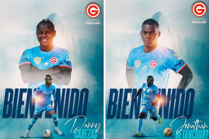 Danny Cabezas y Jonathan Betancourt son nuevos refuerzos del Deportivo Garcilaso