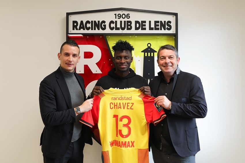 Jhoanner Chávez, presentado oficialmente en el Lens de Francia