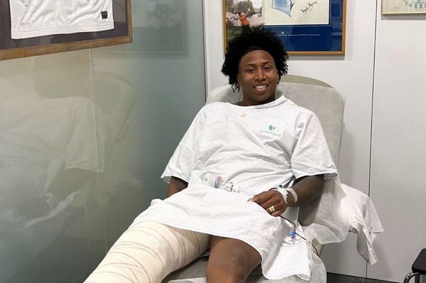 Angelo Preciado, operado con éxito de su lesión en la rodilla derecha