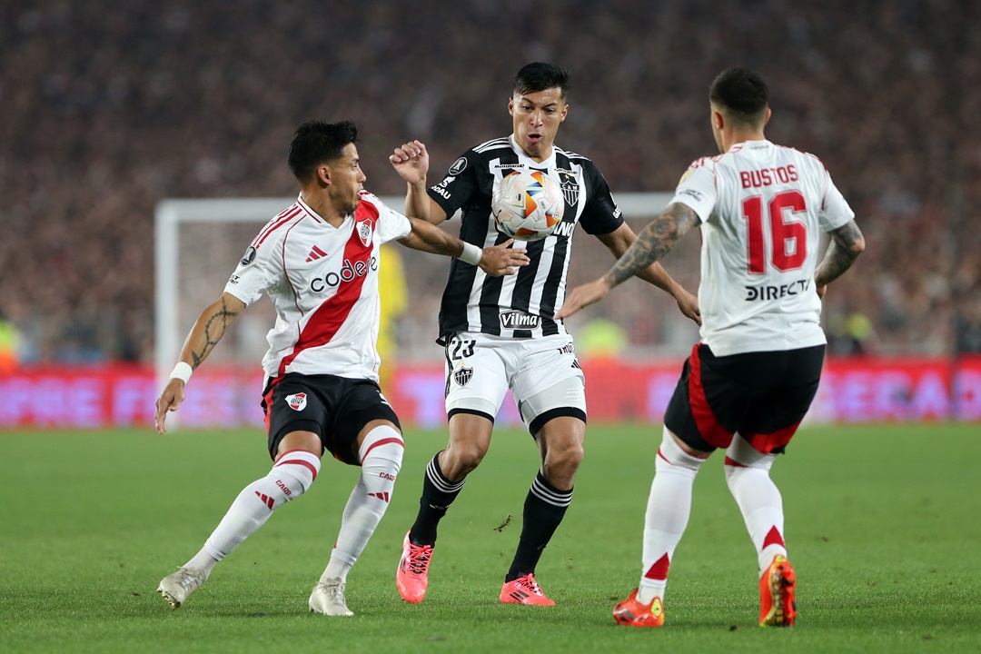 Atlético Mineiro, con Alan Franco en la titularidad, controla el ímpetu de River Plate y sella su paso a la final