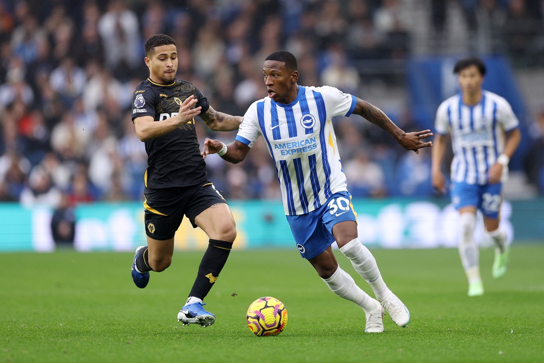 Brighton, con Pervis Estupiñán en la titularidad, desaprovecha ventaja y cede el empate contra Wolverhampton