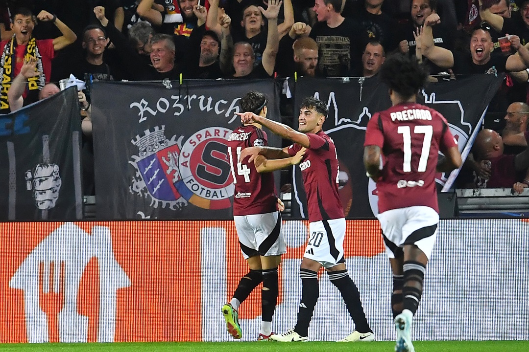 Angelo Preciado se estrena en Champions League, cumple gran partido y el Sparta Praga golea a Salzburgo