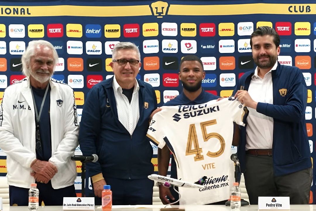 Con cifra récord, Pedro Vite se convierte en fichaje estelar de Pumas