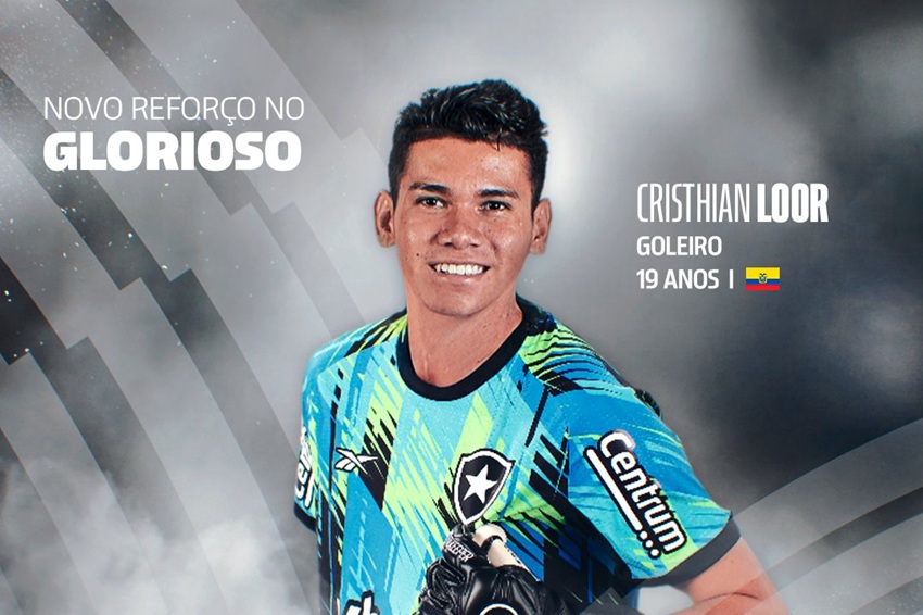 Cristhian Loor encara su primer reto en el exterior al vincularse a Botafogo