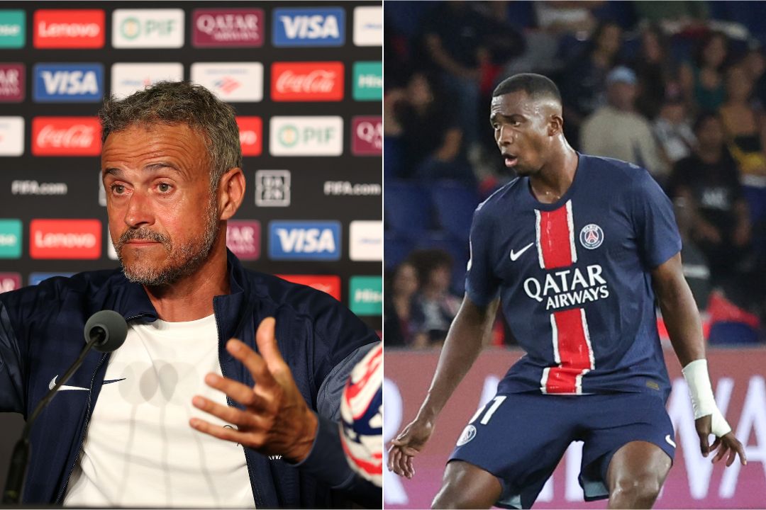 Luis Enrique ubica a Willian Pacho entre los candidatos a ganar el Balón de Oro