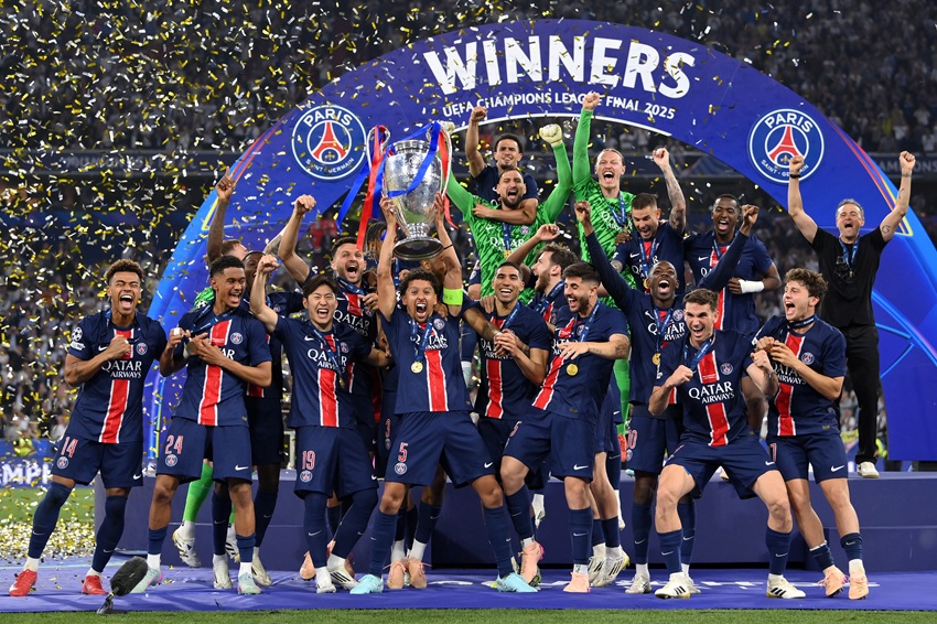 ¡Histórico! Willian Pacho, clave en la goleada del PSG sobre Inter para conquistar la ansiada Champions League