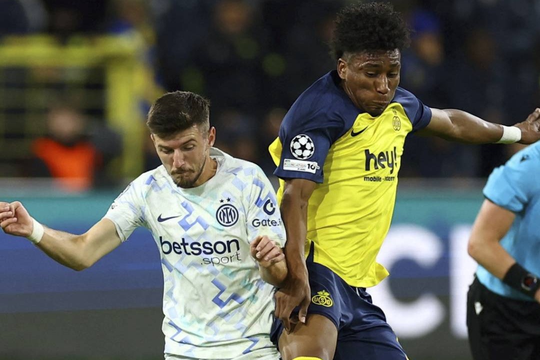 Union Saint-Gilloise, con Kevin Rodríguez en cancha, sufre goleada contra el Inter de Milán