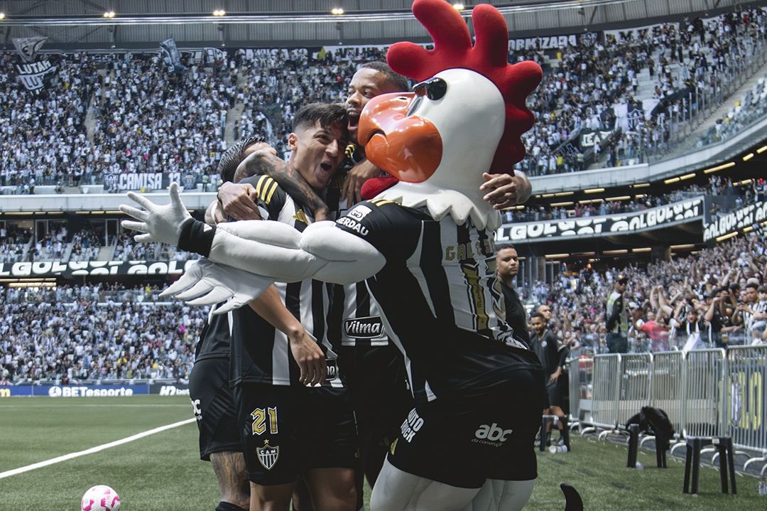 Alan Franco se luce con golazo, el más rápido del Brasileirao 2025, y Atlético Mineiro supera a Ceará