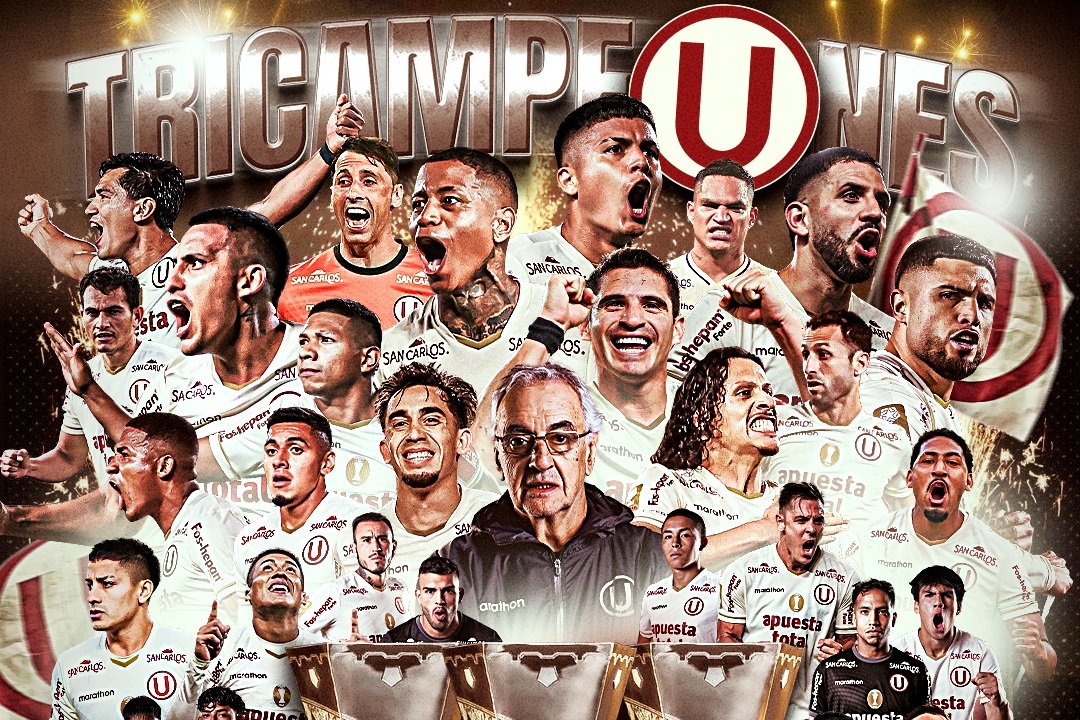 Universitario, con presencia de José Carabalí y Jairo Vélez, se proclama tricampeón tras remontar al ADT