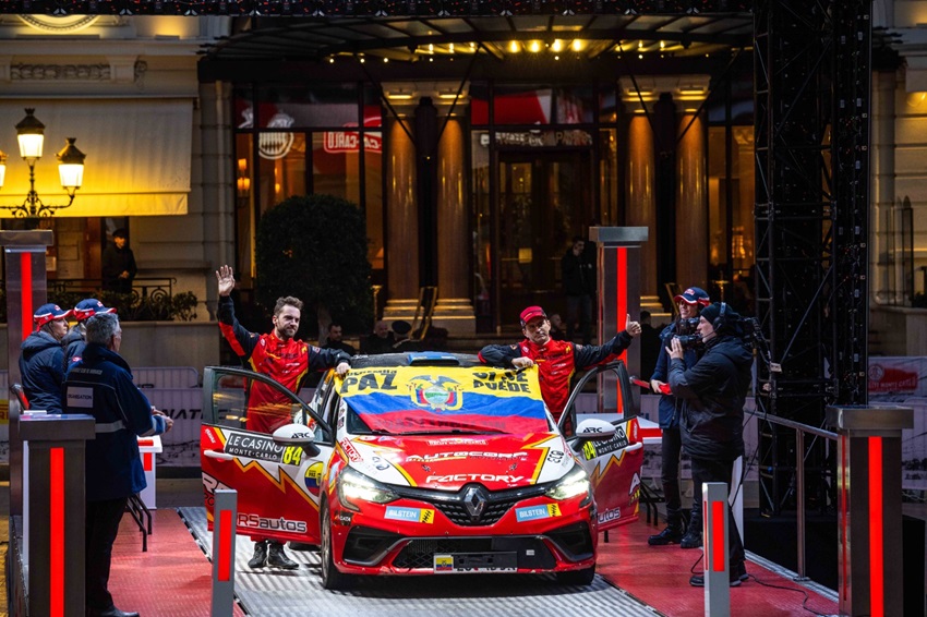 Federico Andrade Rally de Montecarlo