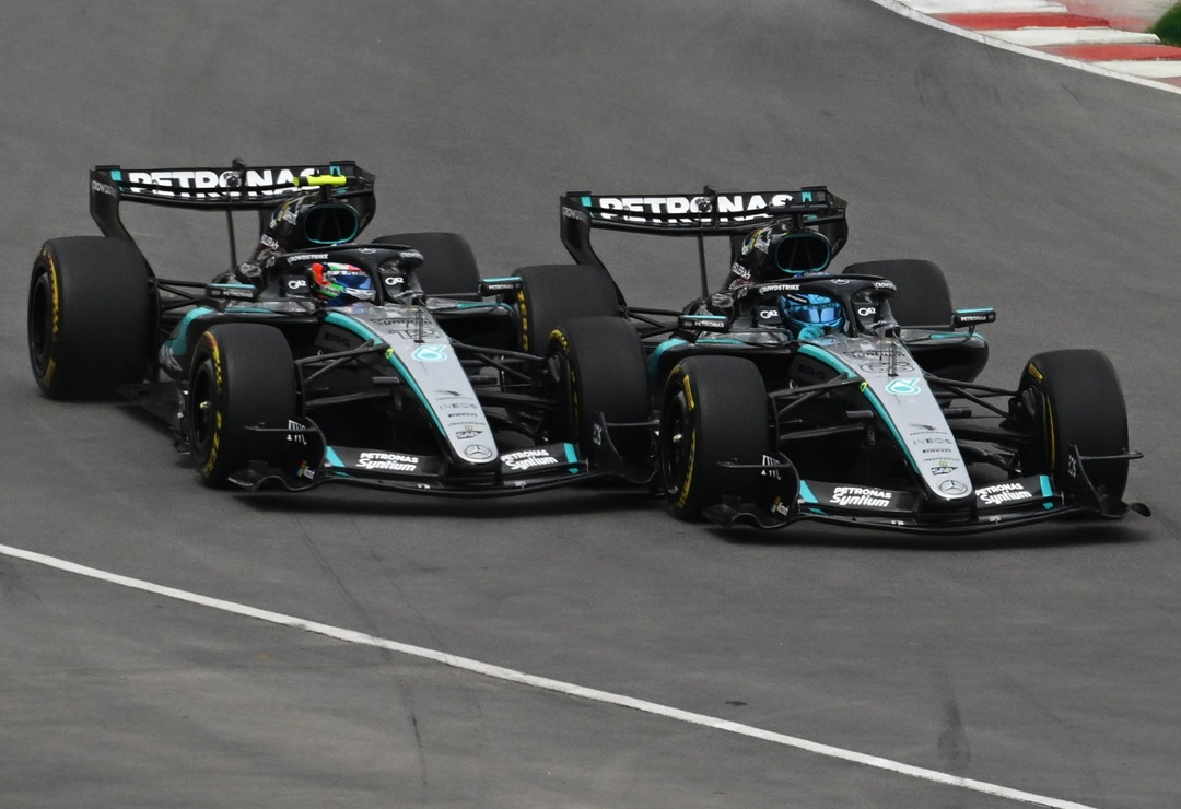 George Russell gana la carrera sprint del Gran Premio de Canadá tras lucha al límite y roce con Kimi Antonelli