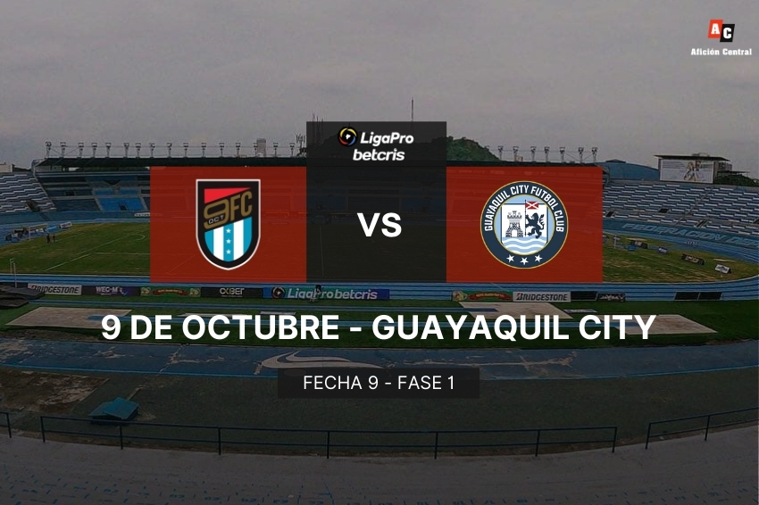 LigaPro define la fecha del partido suspendido entre 9 de Octubre y Guayaquil City