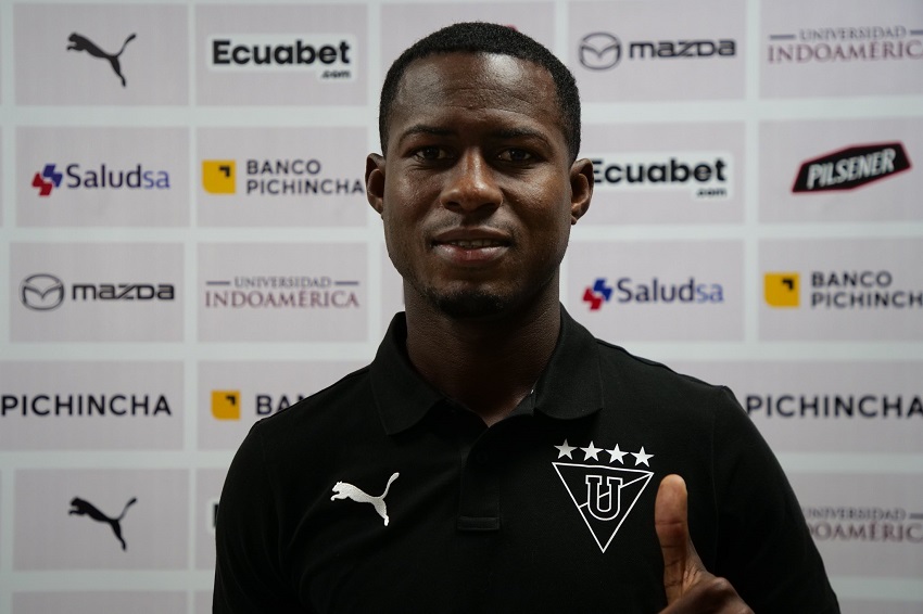 Leonel Quiñónez resalta el "proyecto" de Liga de Quito y quiere "quedar campeón"