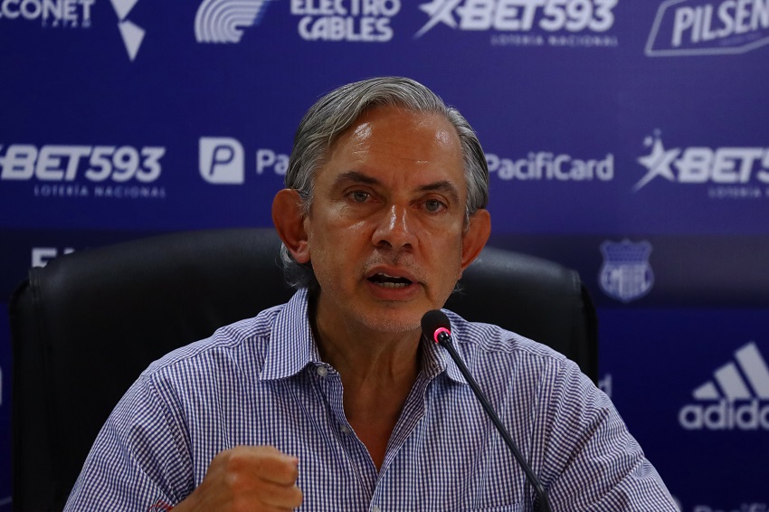 José Pileggi presenta su renuncia a la presidencia de Emelec, según reportes