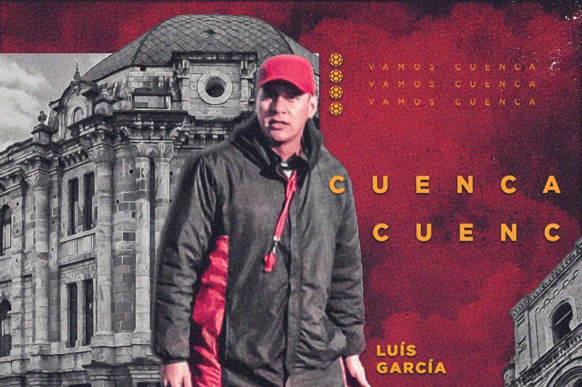 Luis García, que fue asistente en 2016, regresa como entrenador principal de Deportivo Cuenca