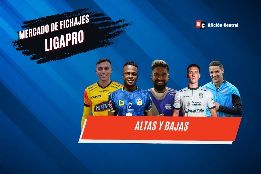 Mercado de fichajes de la LigaPro: altas y bajas para la temporada 2024
