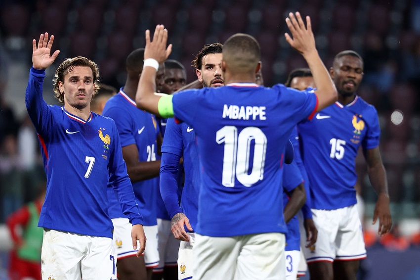 Kylian Mbappé se luce y lidera la goleada de Francia ante Luxemburgo