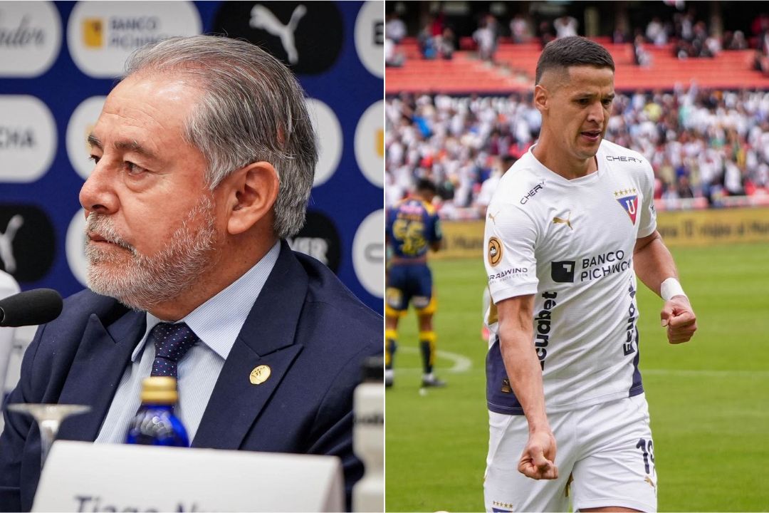 Isaac Álvarez, presidente de Liga de Quito, revela las razones de la salida de Alex Arce