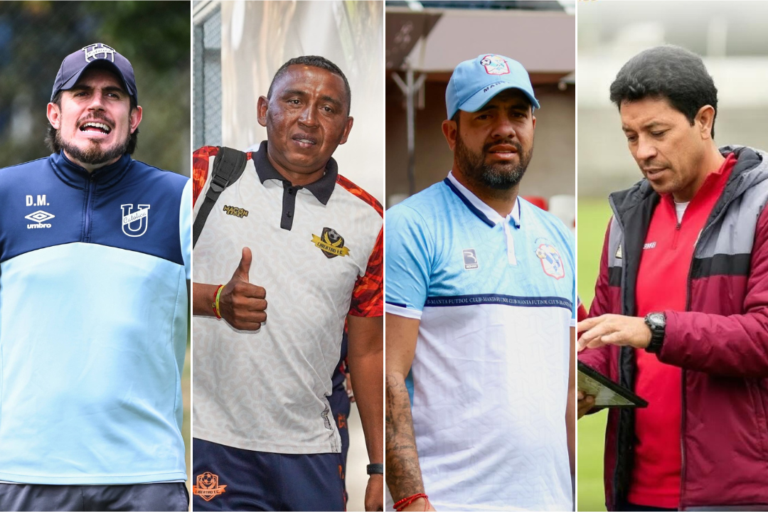 Marcada presencia de técnicos ecuatorianos en los clubes de la LigaPro 2026
