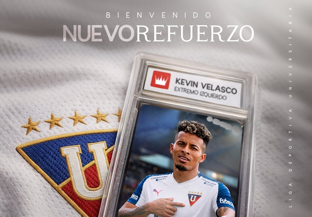 Liga de Quito refuerza su juego por las bandas con el fichaje de Kevin Velasco
