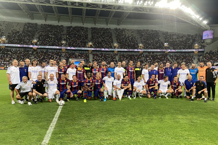 Real Madrid vence al Barcelona en el clásico de leyendas