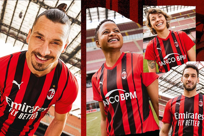 PUMA y el AC Milan presentan el nuevo uniforme para celebrar el Milán moderno