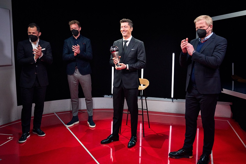 Lewandowski conquista el premio The Best por delante de Messi y Salah