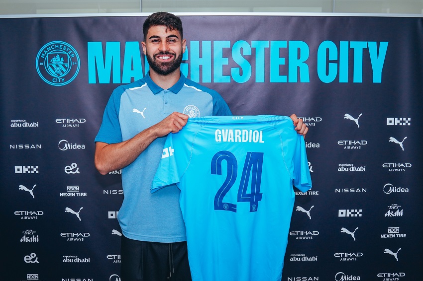 Manchester City potencia su defensa con el croata Josko Gvardiol