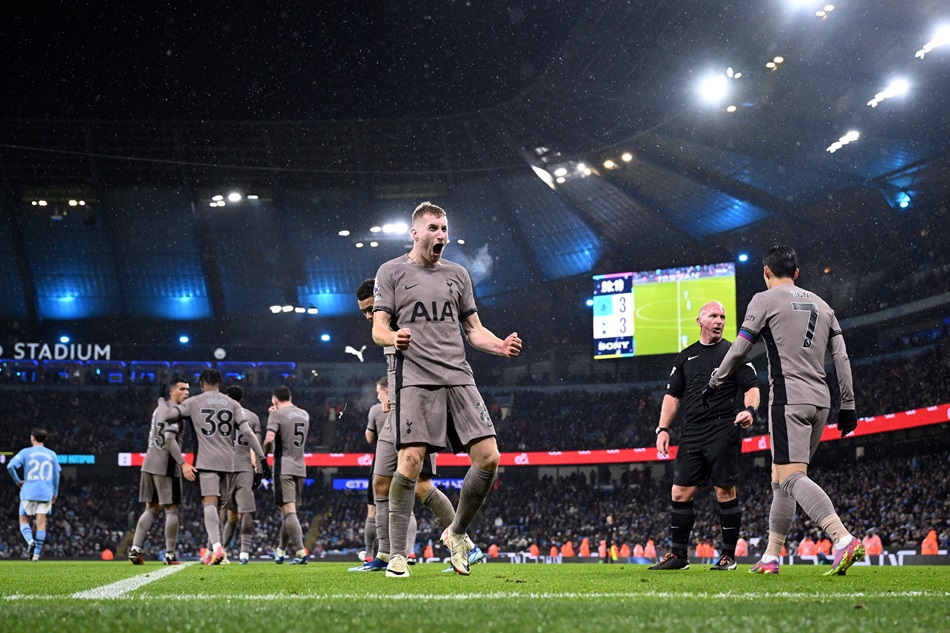 Tottenham se lleva el empate frente a Manchester City en frenético duelo
