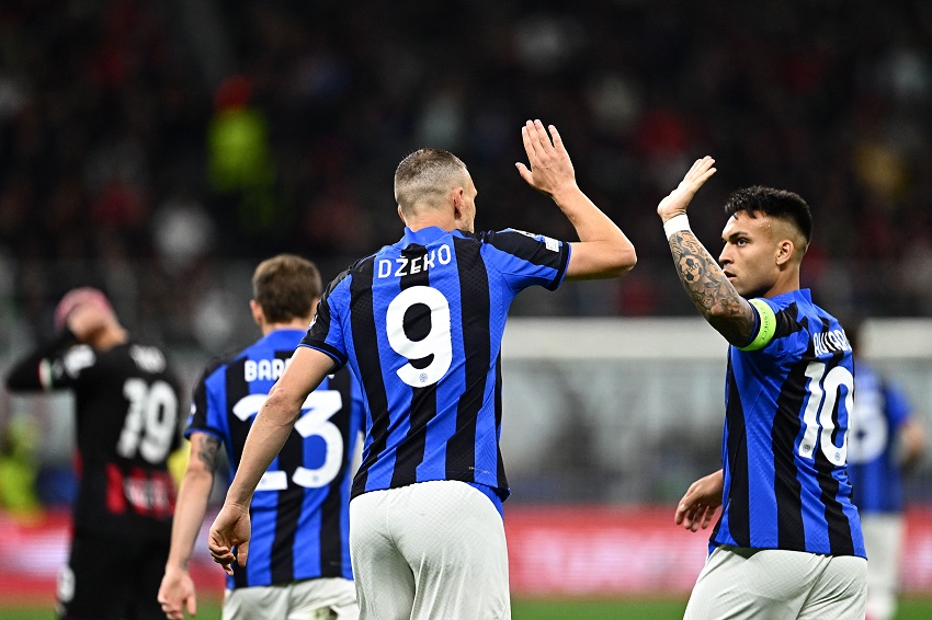 Inter golpea de entrada y obtiene ventaja contra el Milan
