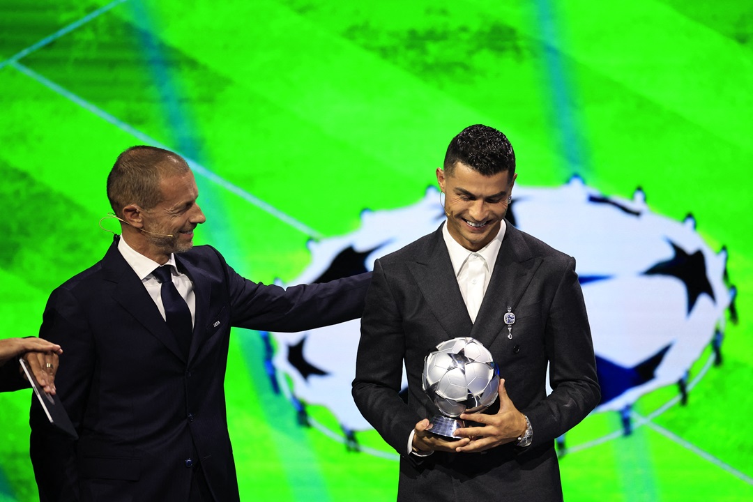 Ceferin Cristiano Ronaldo UEFA Champions League