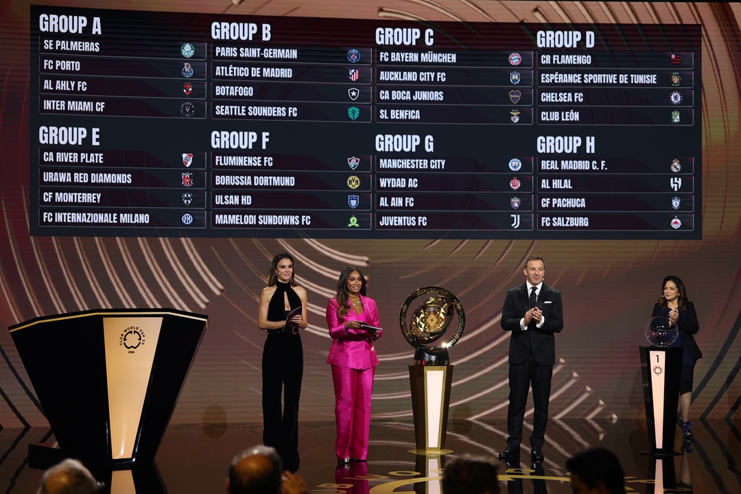 Definidos los grupos del Mundial de Clubes 2025