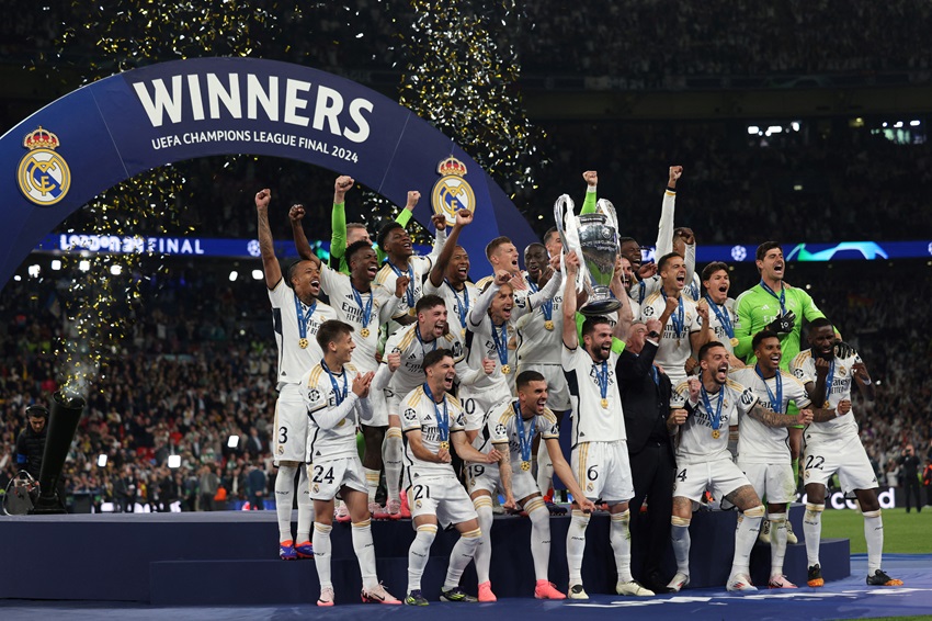 Real Madrid doblega a Borussia Dortmund y consigue la decimoquinta Champions League