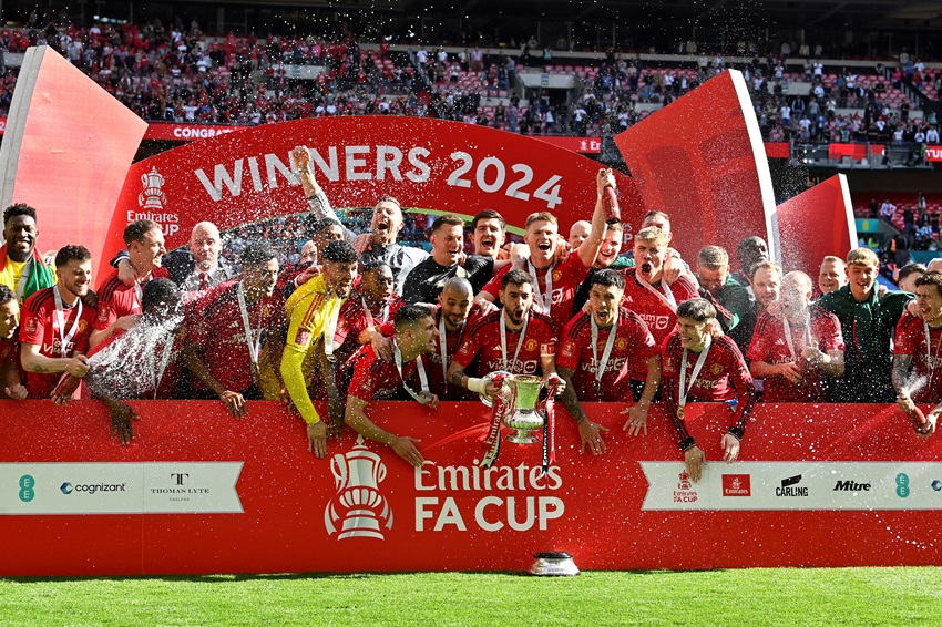 Manchester United conquista la FA Cup al vencer a Manchester City