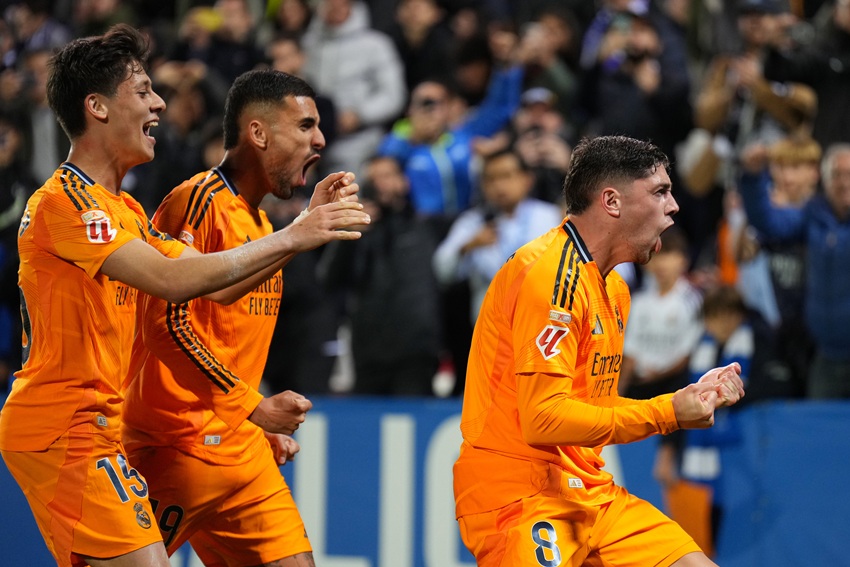 Real Madrid golea al Leganés y recorta diferencias con el Barcelona