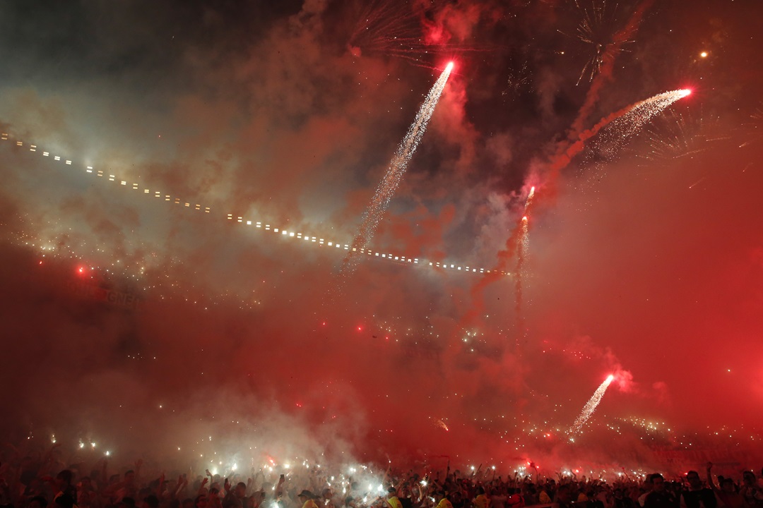 El estadio Monumental de River Plate, clausurado por uso de pirotecnia en partido contra Atlético Mineiro