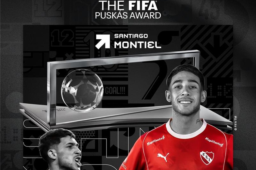 Santiago Montiel gana el Premio Puskás al mejor gol de 2025