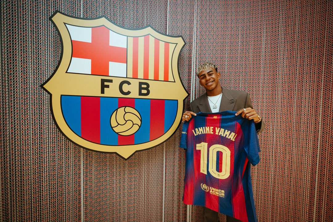 Lamine Yamal hereda el mítico dorsal 10 en el Barcelona