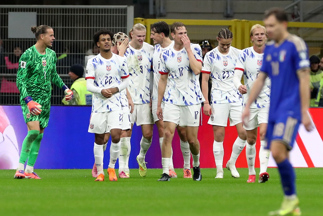 Noruega golea a Italia con doblete de Haaland y sella la clasificación al Mundial 2026