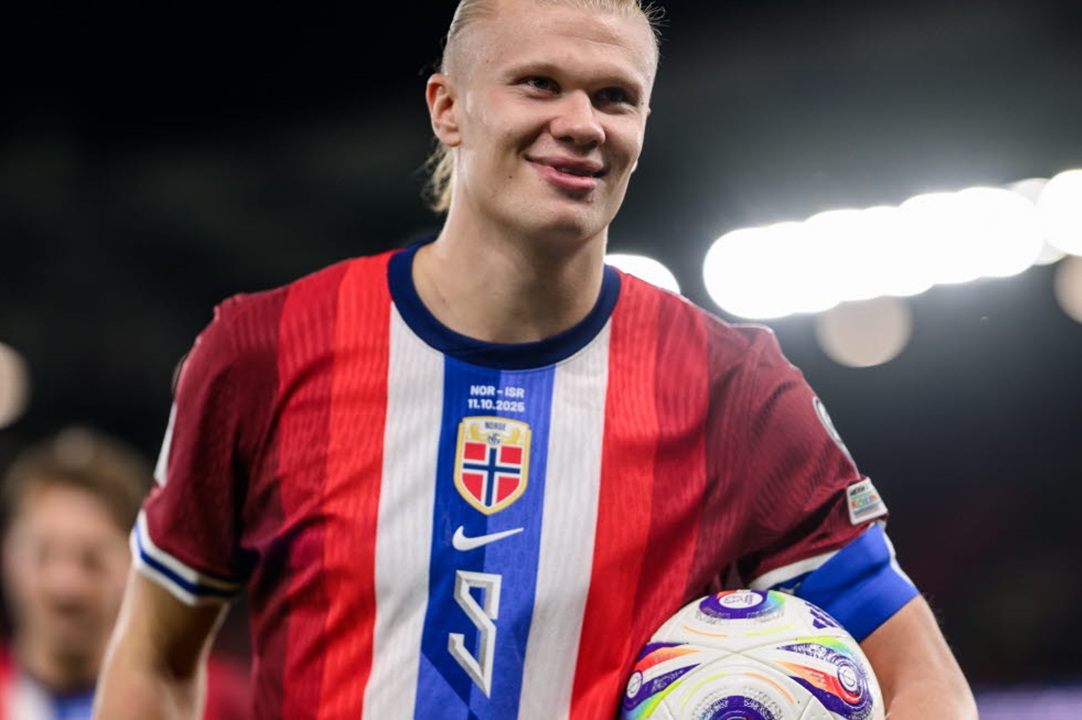 Erling Haaland alcanza los 50 goles con Noruega en tiempo récord