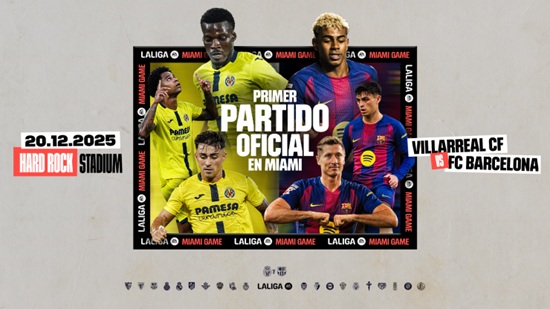 LaLiga Villarreal FC Barcelona Miami