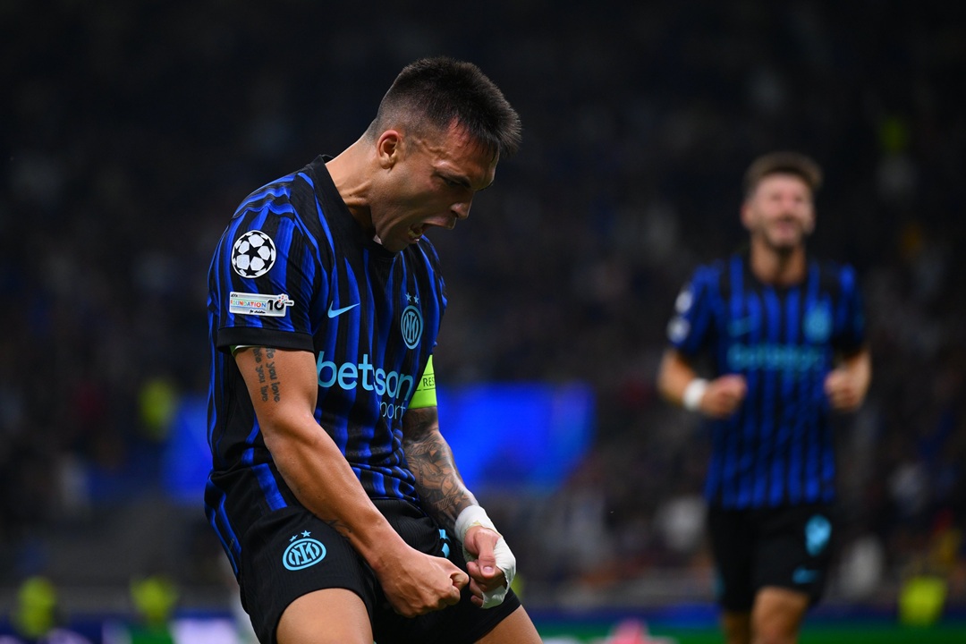 Inter de Milán golea a Slavia Praga con doblete de Lautaro Martínez