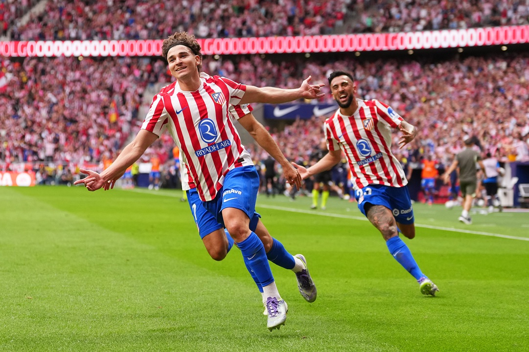 Atlético de Madrid golea 5-2 al Real Madrid en derbi vibrante con doblete de Julián Álvarez