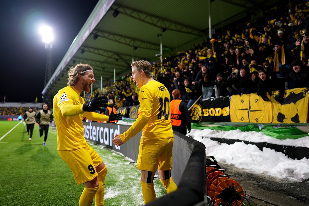 Bodo/Glimt da otra sorpresa, congela al Inter y sueña con los octavos