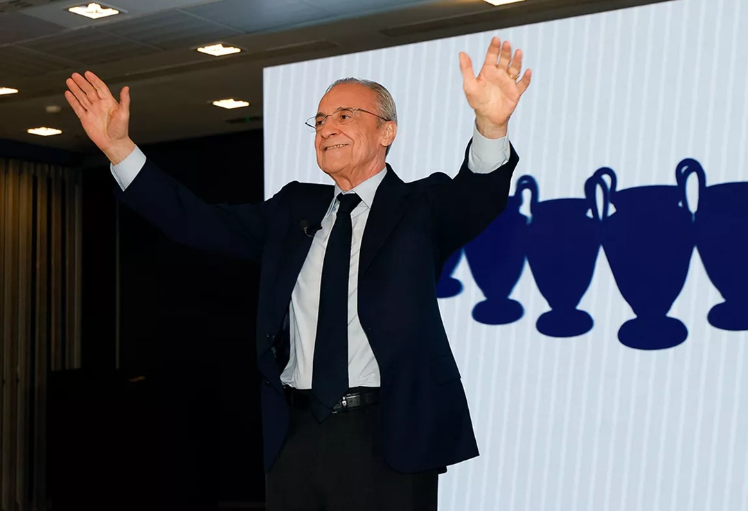 Florentino Pérez, reelegido presidente del Real Madrid
