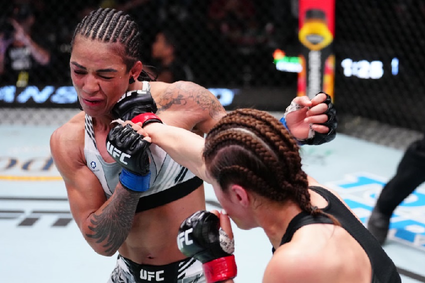 Alexa Grasso sostiene cinco rounds con Viviane Araujo y triunfa por decisión unánime en UFC Vegas 62