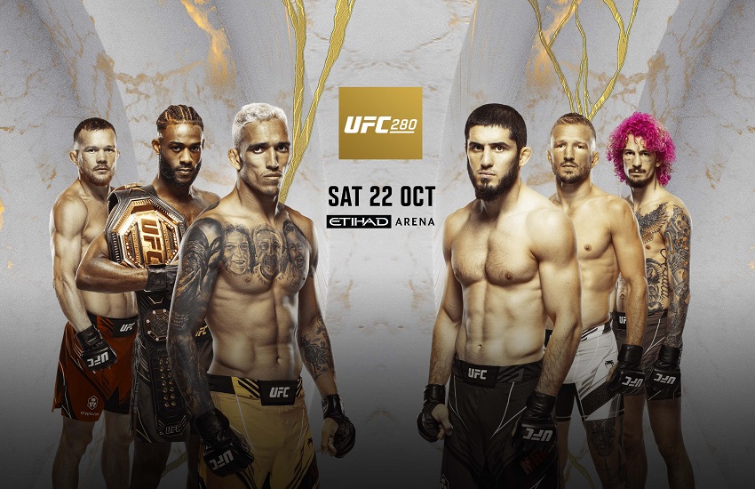 Charles Oliveira vs. Islam Makhachev: cartelera, horarios, canales y plataformas de streaming para ver en vivo el UFC 280