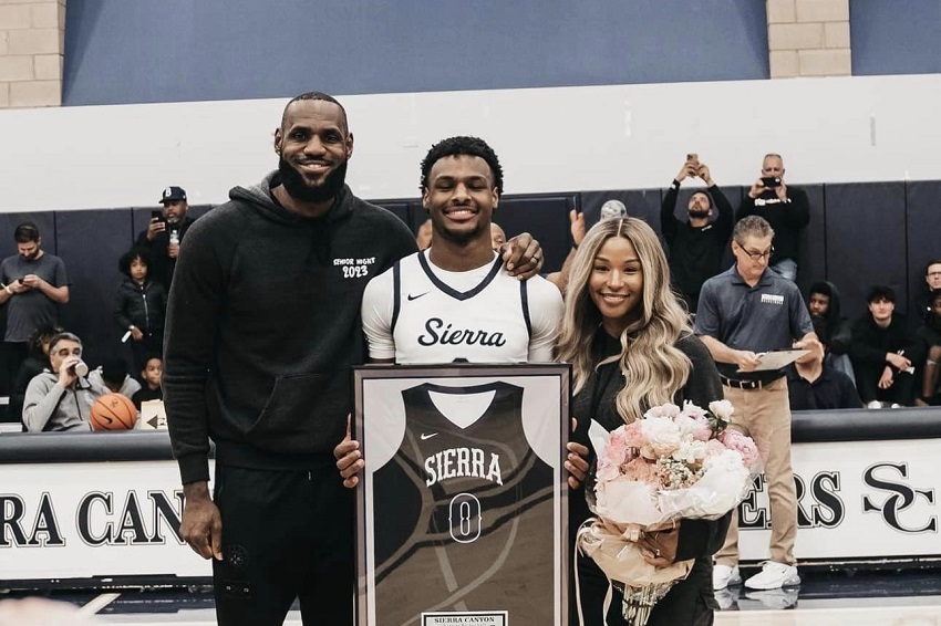 Bronny James, hijo de LeBron James, estable tras sufrir un paro cardíaco durante un entrenamiento